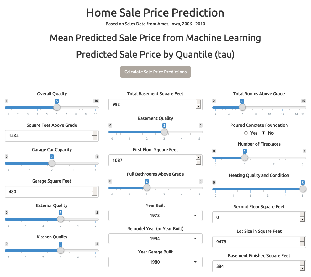 Real Estate Shiny App